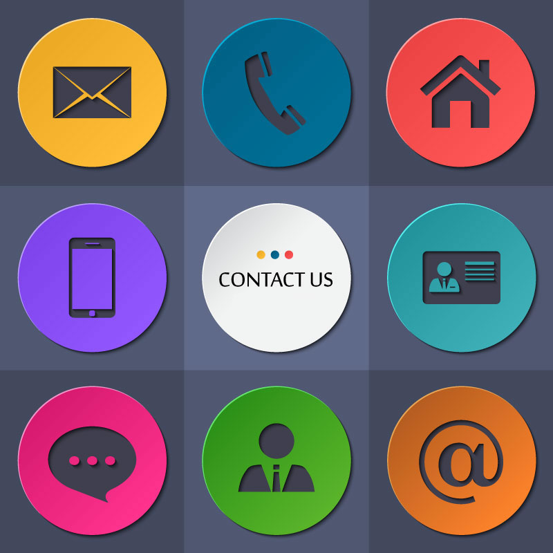 contact icons
